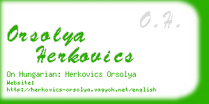 orsolya herkovics business card